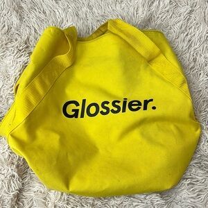 Glossier Yellow Duffel Bag